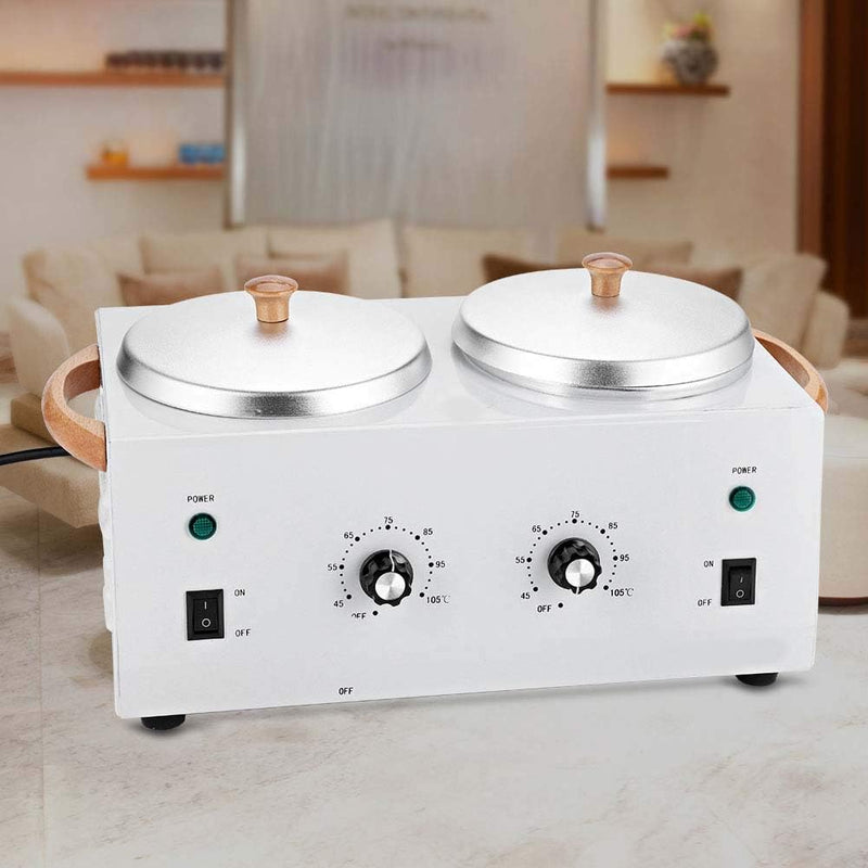 Double Wax Warmer Professionelle elektrische Heizung Dual Hot Facial Skin Equipment SPA Einstellbare