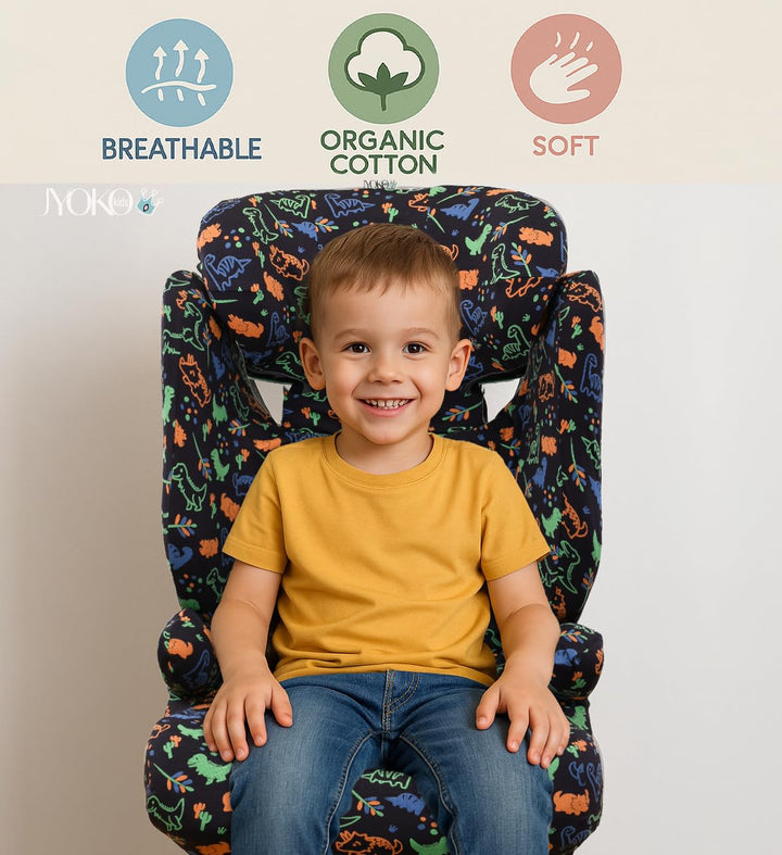 JYOKO Kids Bezug kompatibel mit Klippan Triofix, Century (Grey Stone, KLIPPAN WEGO)