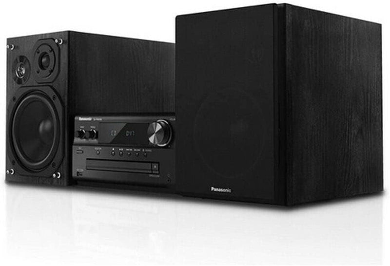 Panasonic SC-PMX90 Mikroanlage mit Bambus-Lautsprechern (120 W, HiFi, Heim-Sound, 14 cm Woofer, 1,9