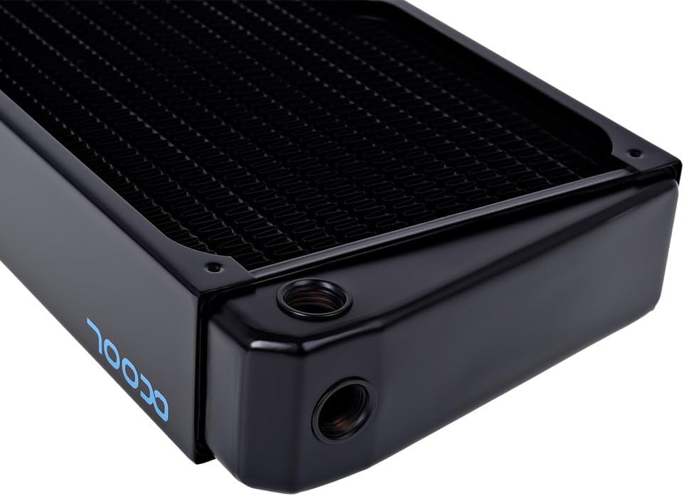 Alphacool 14245 NexXxoS XT45 Full Copper X-Flow Radiator - CPU Wasserkühlung - 280mm, Kupfer / Schwa