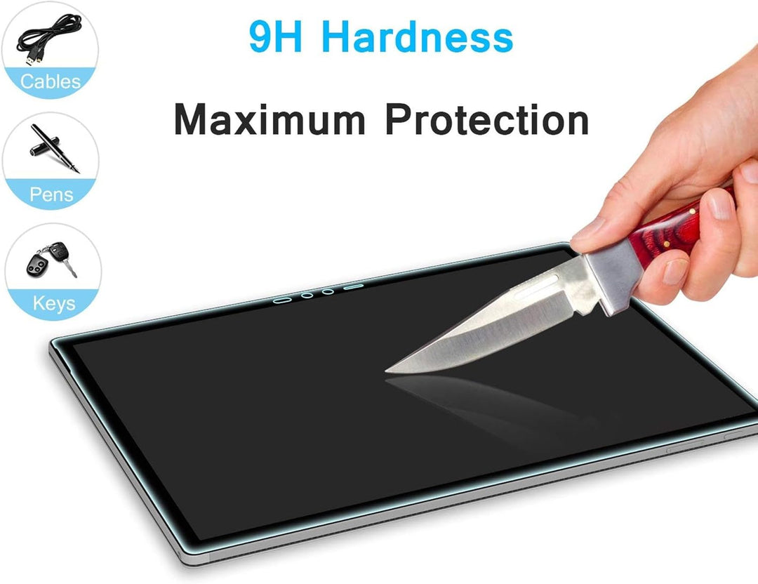 MEGOO Surface Book 2 Schutzfolie gehärtetes Glas, Einfache Installation/ 9H Härte/Klar Anti-Kratz Pa