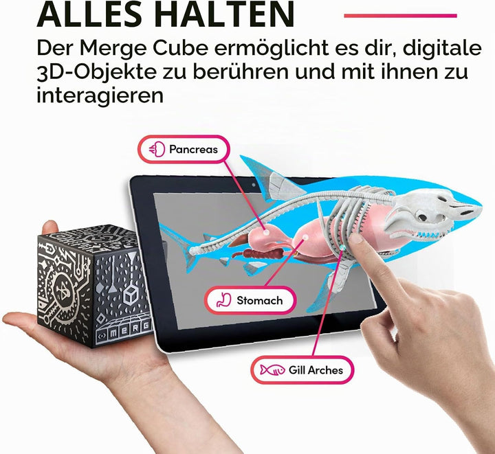 Merge Cube - Das Mint-Spielzeug mit erweiterter Realität - Pädagogische Spiele zum Erlernen von Wiss