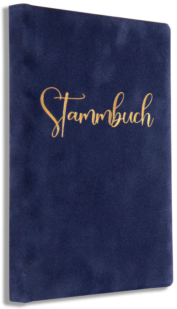 Stammbuch Blau Hochzeit Cursief Blau Stammbuch der Familie Standesamt