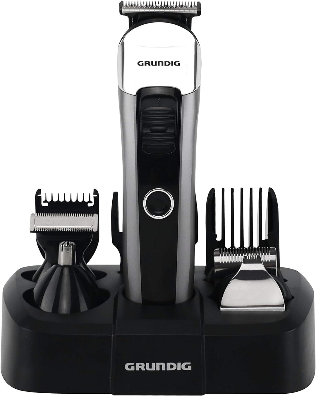 GRUNDIG MGK 6841 Multihaarschneide-Set mit Ladestation, 8 Aufsätze