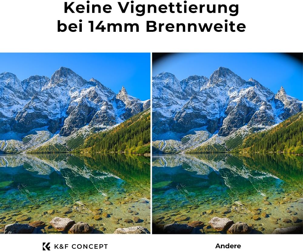 K&F Concept K-Serie Pro 39mm Slim Zirkularer Polfilter Polarisationsfilter CPL Filter Cirkular Polfi