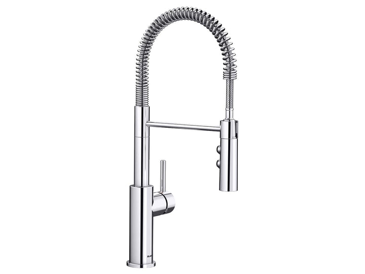 Blanco Catris-S, Einhandmischer mit ausziehbarer Schlauch-Brause / Küchenarmatur Hochdruck, Chrom, 1