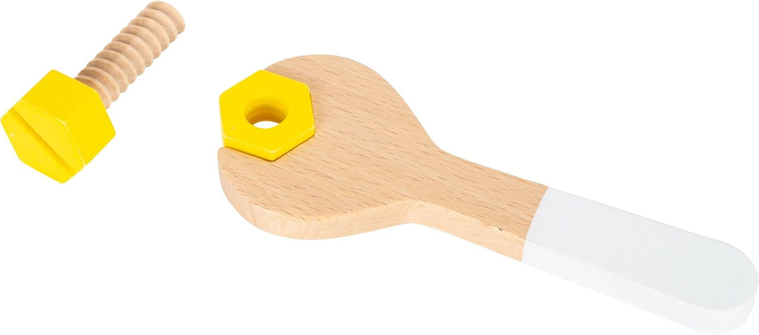 small foot Werkzeugkoffer Miniwob aus Holz, mit umfangreichen Werkzeugen und Schraub-Set, für Kinder