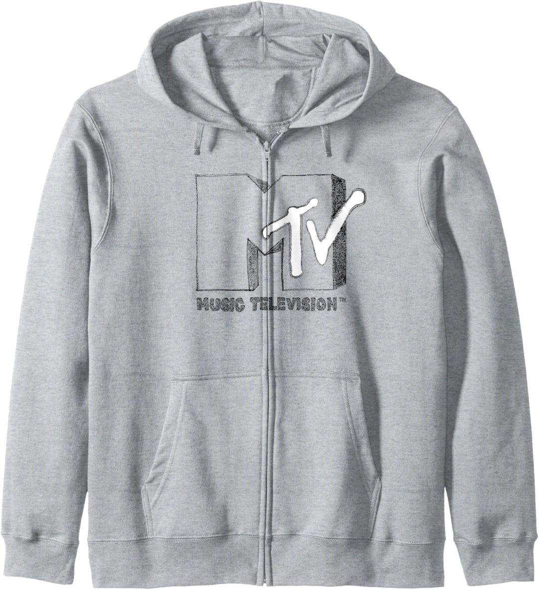 MTV Sketched Classic Logo Kapuzenjacke