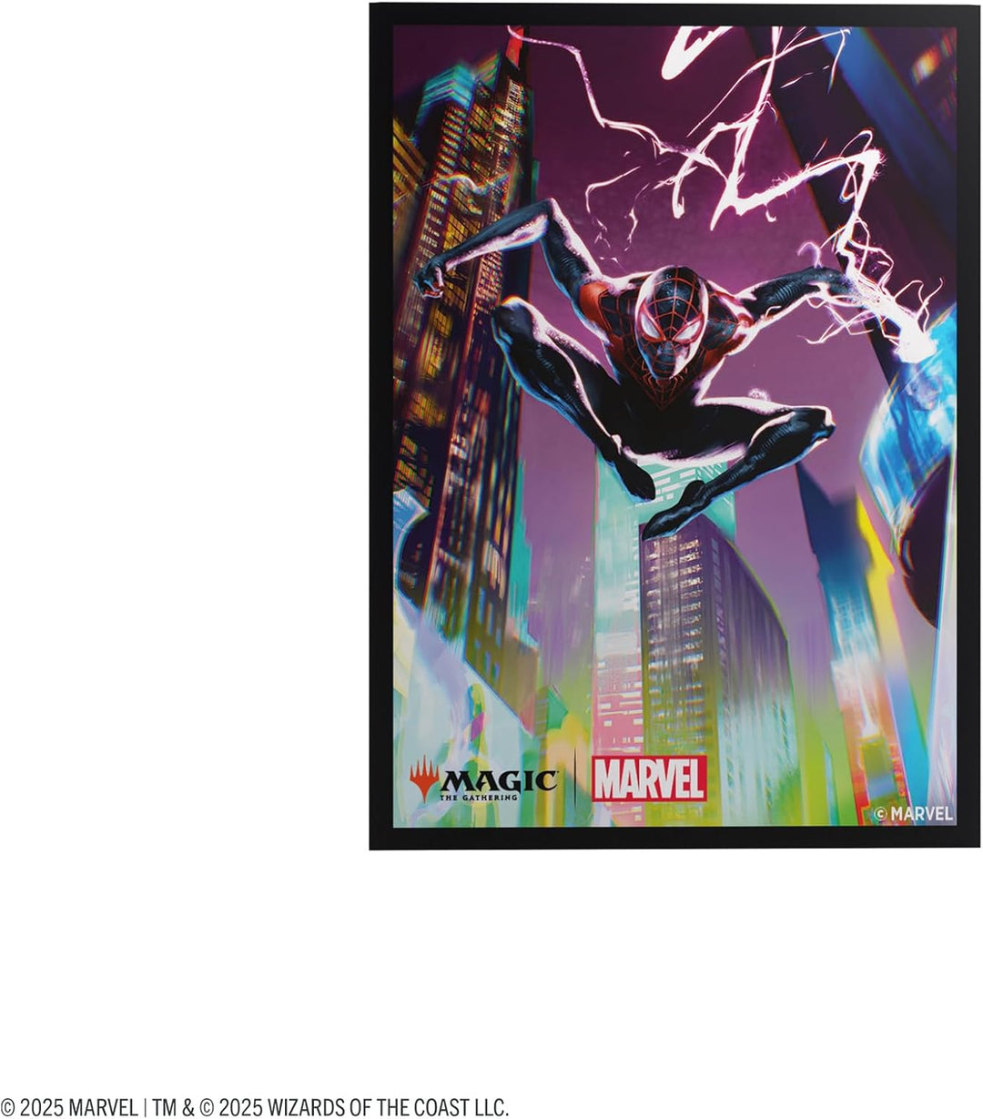 Gamegenic, Magic: The Gathering – Marvel's Spider-Man Premium Art Sleeves – Spider-Man Miles Morales