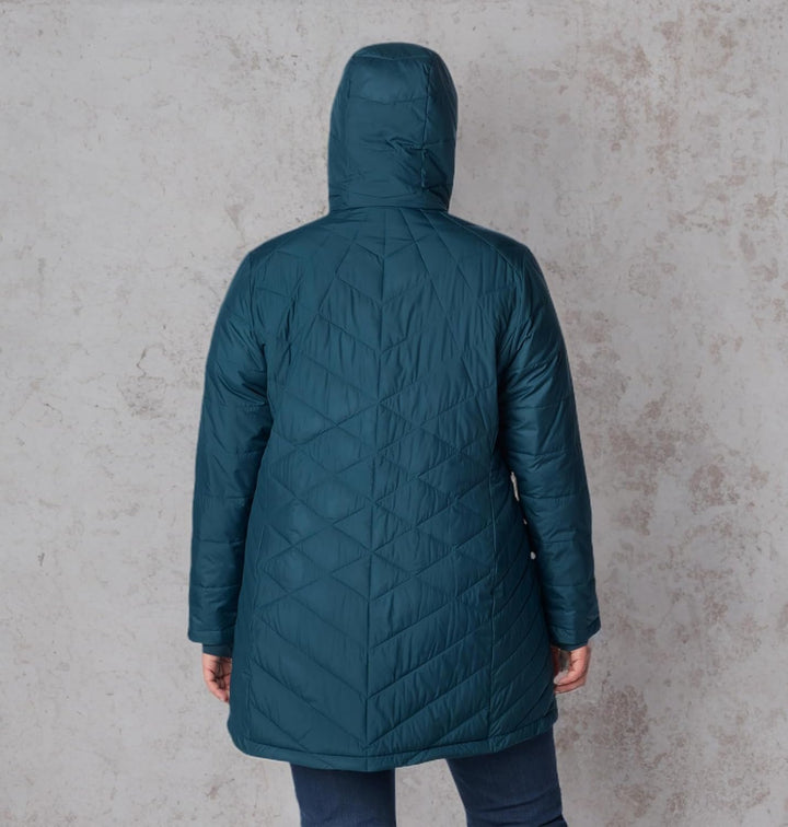 Columbia Damen First Generation Heavenly Long Hooded Jacket Heavenly Long Hooded Jacket (1er Pack) S