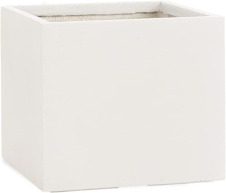 Pflanzwerk® Pflanzkübel Cube Sand 30x34x34cm *Frostbeständiger Blumenkübel* *UV-Schutz* *Qualitätswa