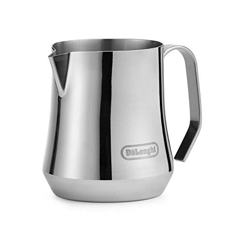 Delonghi Milchkännchen aus poliertem Edelstahl, 500 ml, mit Griff