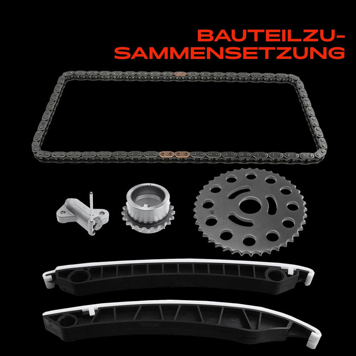 Frankberg Steuerkettensatz Kompatibel mit C-Klasse Vito X-Trail Vivaro Megane CC Megane III IV Scéni