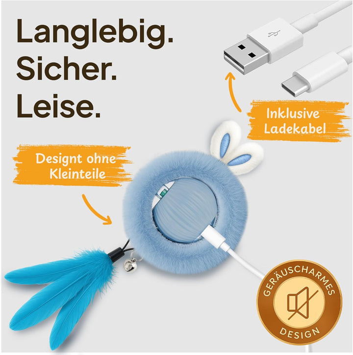 Katzenspielzeug Selbstbeschäftigung – interaktives Katzenspielzeug elektrisch – Katzenball elektrisc