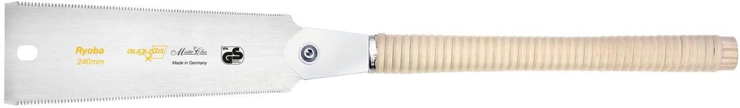 Augusta Japansäge Ryoba 250 mm traditionelle Form für tiefe bündige Schnitte fein und grob, 44021