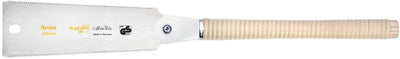 Augusta Japansäge Ryoba 250 mm traditionelle Form für tiefe bündige Schnitte fein und grob, 44021