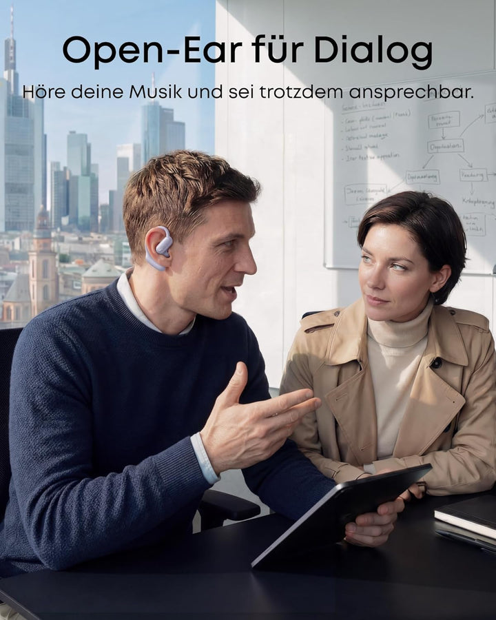 soundcore AeroFit 2 Pro by Anker, erste Kopfhörer mit 2 Tragemodi, 2-in-1 Open-Ear Kopfhörer & Semi-