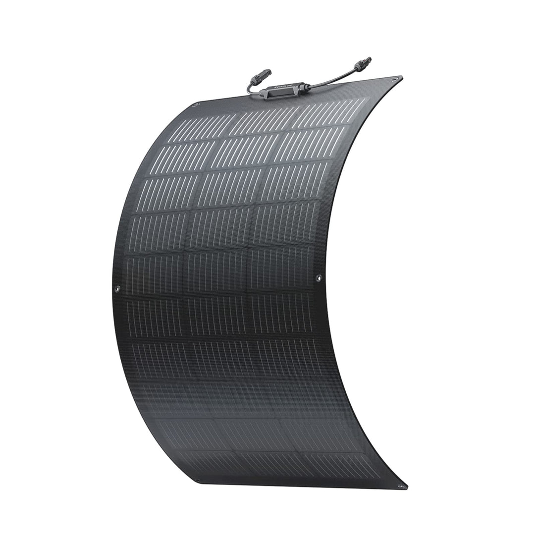 Ecoflow 100W Solar Panel Flexibles Monokristallines Solarpanel IP68 hocheffizient Solarmodul Solarze
