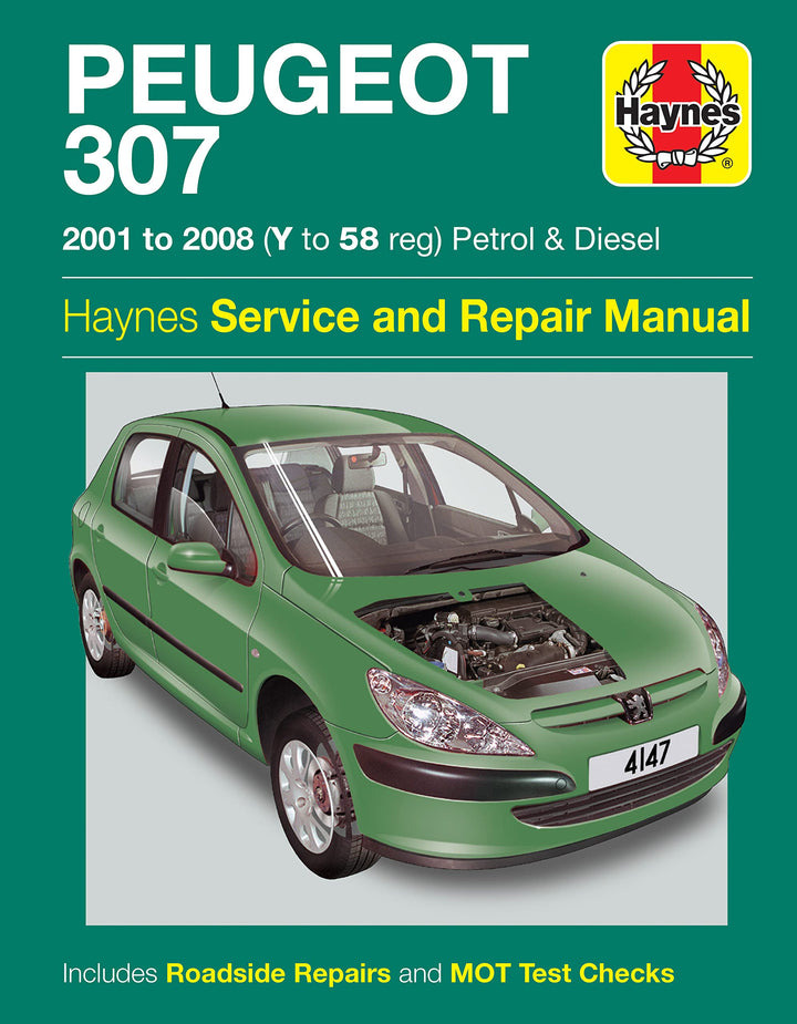 Peugeot 307 (01 - 08) (Y to 58 reg) Petrol & Diesel, Taschenbuch