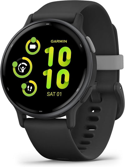 Garmin Venu 2 – GPS-Fitness-Smartwatch mit ultrascharfem 1,3“ AMOLED-Touchdisplay & Vivoactive 5 - G