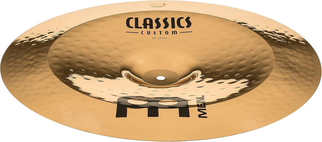 Meinl Cymbals Classics Custom Brilliant China 18 Zoll (Video) Schlagzeug Becken (45,72cm) B12 Bronze