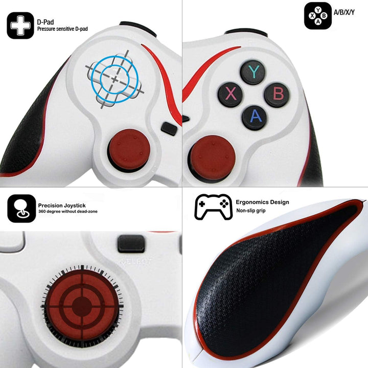 Megadream Android Gamepad Controller, Wireless Key Mapping Gamepad Joystick Perfekt für PUBG & Fotni