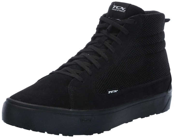 TCX Herren Street 3 Air Motorradstiefel 42 EU Schwarz, 42 EU Schwarz