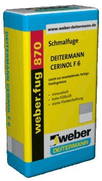 Fug 870 - Schmalfuge für Wand und Boden, innen und aussen, für Fugenbreiten 1-6 mm, CG1 nach DIN EN