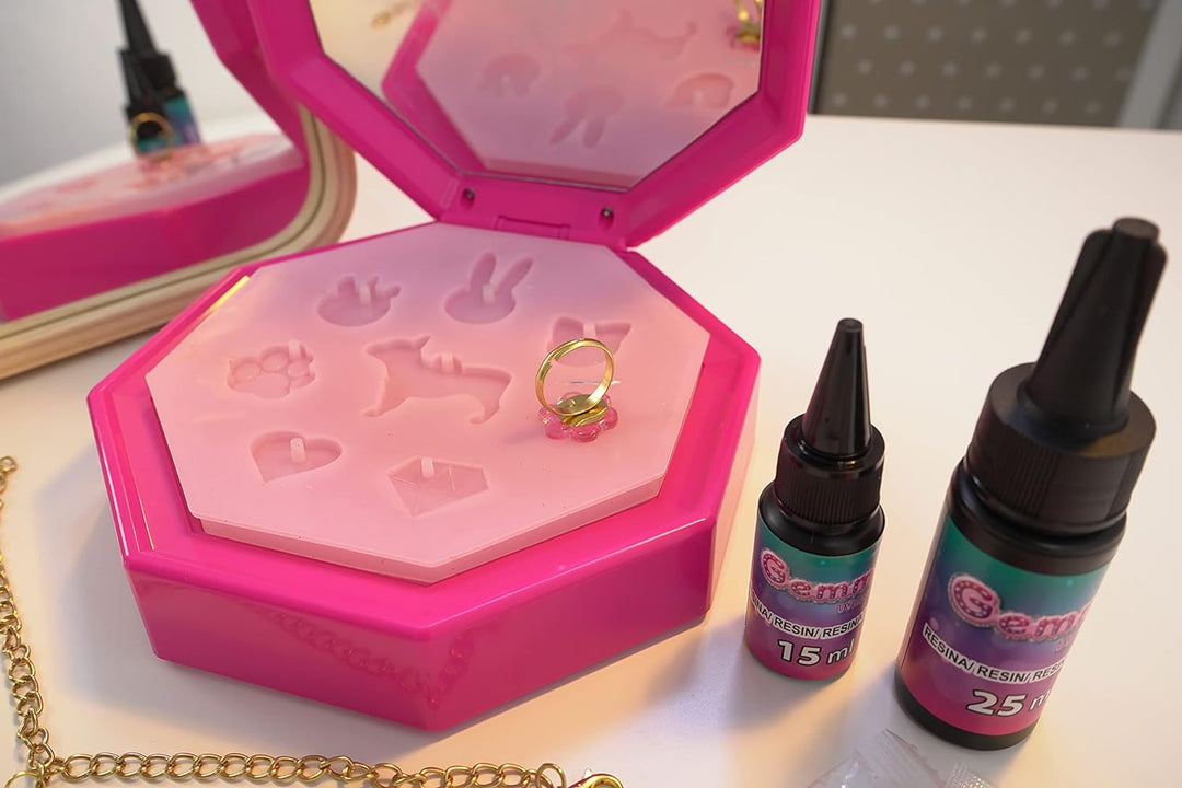 Nice - Gemmy UV-Fabrik-Set zum Erstellen oder Backen Ihres Lieblingsschmucks, mehrfarbig (83003)