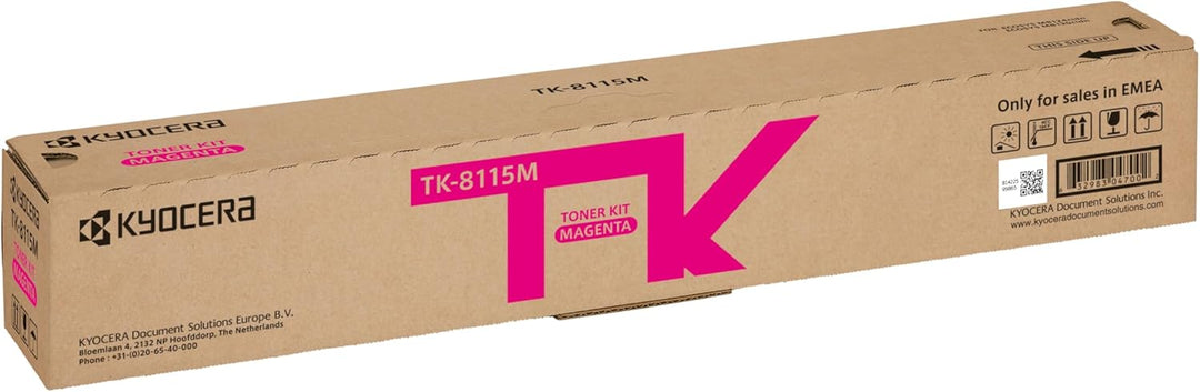 Kyocera TK-8115M Magenta. Original Toner-Kartusche 1T02P3BNL0. Kompatibel für ECOSYS M8124cidn, ECOS