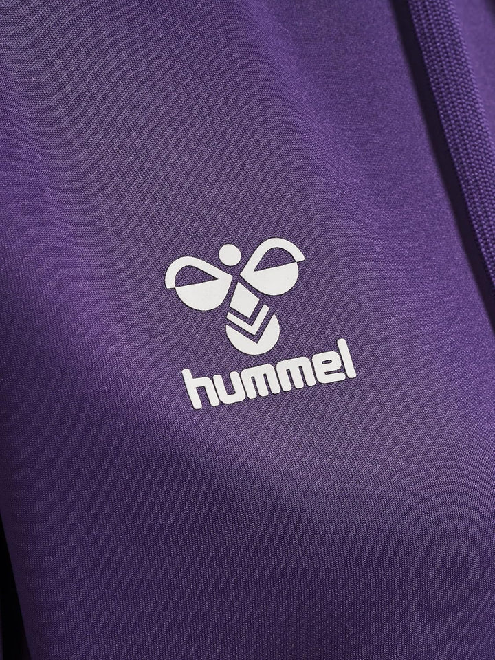 hummel Damen Hmlcore Xk Poly Sweat Hoodie Woman Sweatshirt XS Acai/White, XS Acai/White