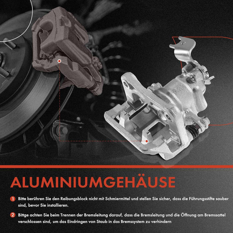 Frankberg 2x Bremssattel Bremszange Hinten Links Rechts Kompatibel mit MX-5 II NB 1.6L 1.8L 1998-200