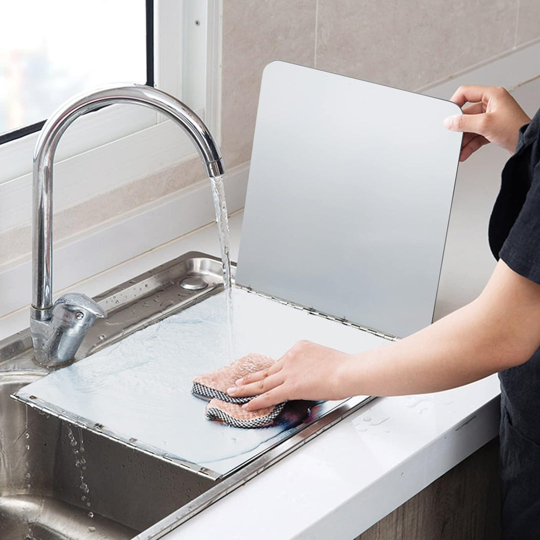 hicoosee Spritzschutz Faltbar Herd, Küchen-Spritzplatte, Spritzschutz für Pfannen, Antihaftbeschicht