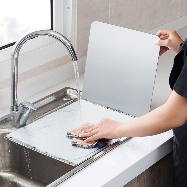 hicoosee Spritzschutz Faltbar Herd, Küchen-Spritzplatte, Spritzschutz für Pfannen, Antihaftbeschicht