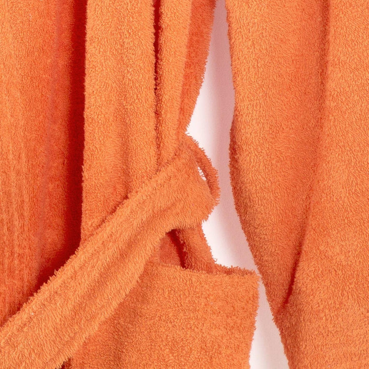 Caleffi Minorca Junior Bademantel mit Kapuze, Orange, 8-10 anni