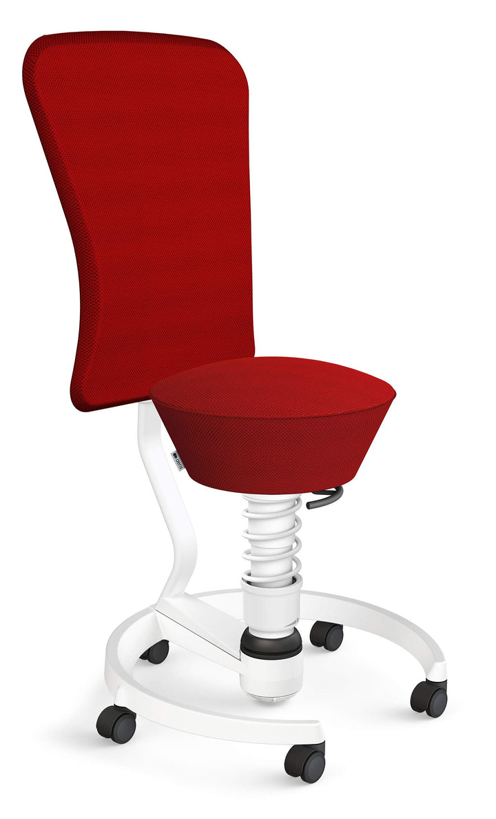 aeris Swopper Air – Ergonomischer Hocker mit extra weicher Polsterung – Bürohocker höhenverstellbar