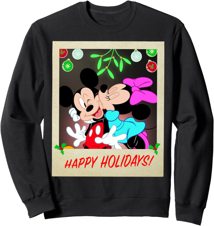Disney Mickey And Friends Weihnachten Mickey And Minnie Sweatshirt