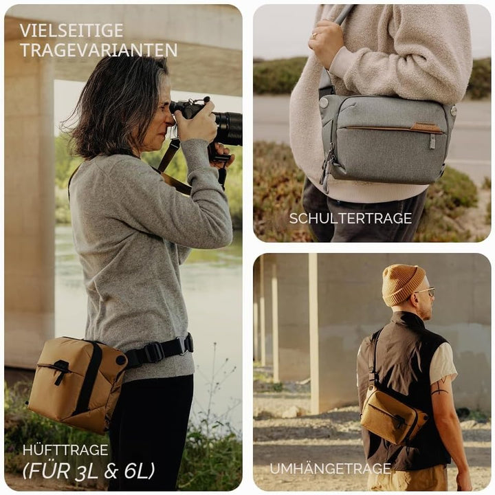Peak Design Everyday Sling 3L, 6L und 10L, Kelp, 3L, Sling Bag