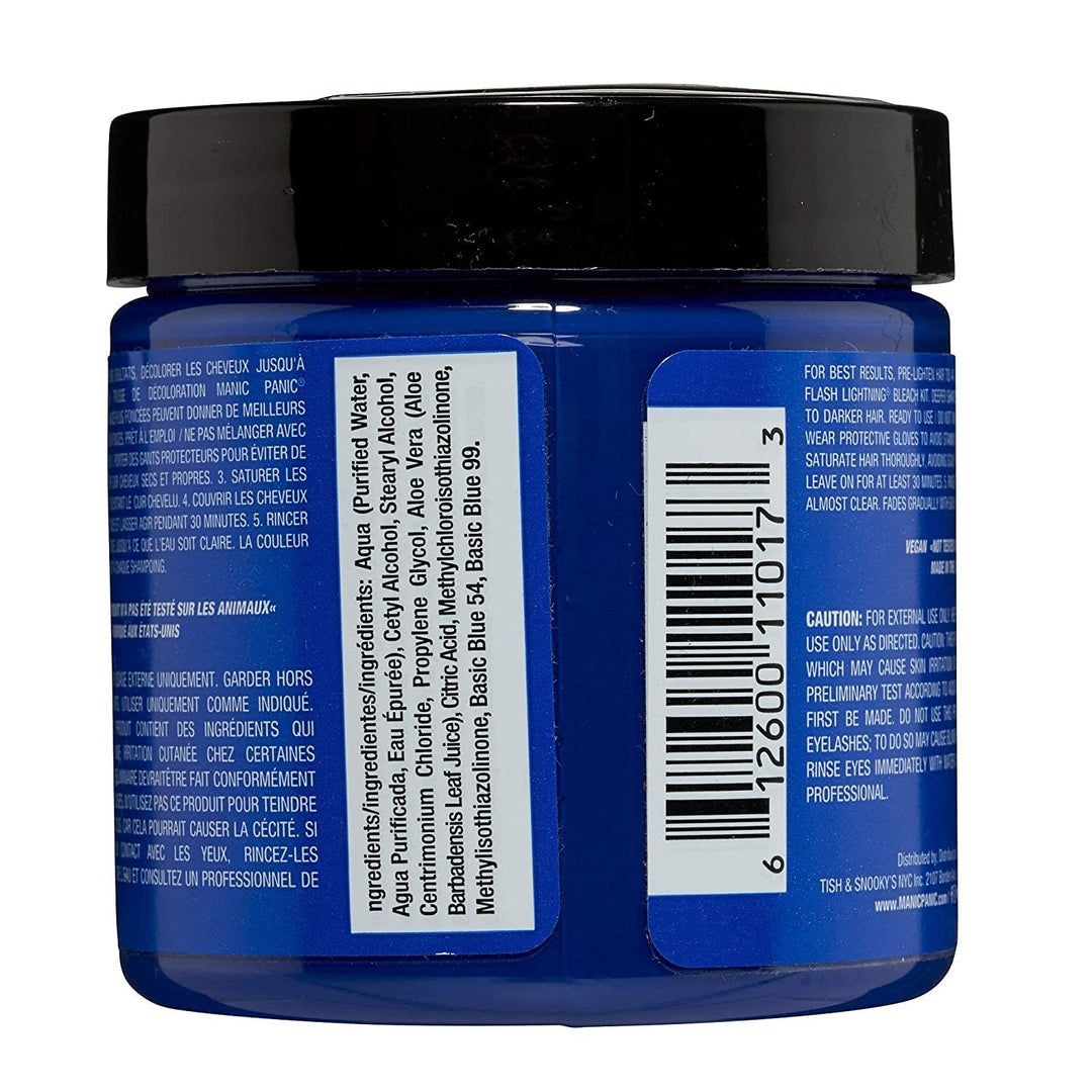 Manic Panic - Bad Boy Blue Classic Creme Vegan Cruelty Free Blaue halbpermanente Haarfarbe 118ml Bad