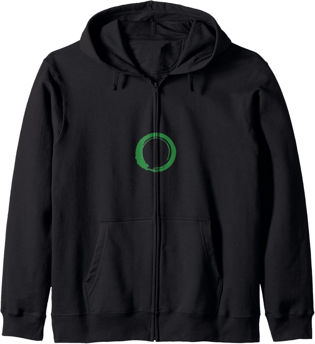 Atheist Symbol - Green Circle - International Atheist Day Kapuzenjacke