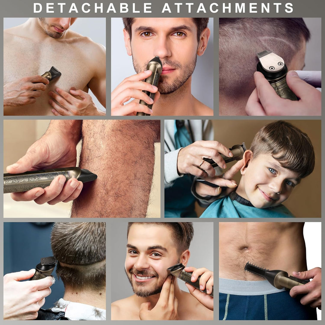 Hatteker Bartschneider Haarschneidemaschine Herren Profi Haarschneider Barttrimmer Haartrimmer Körpe