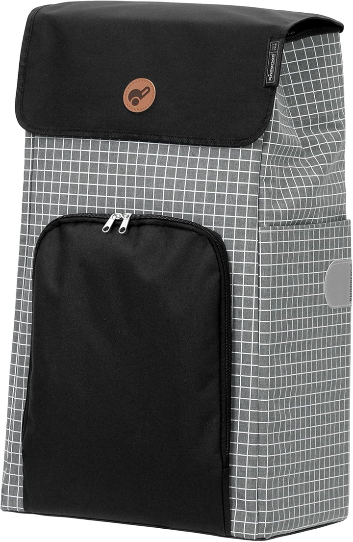 ANDERSEN Einkaufstrolley - Scala Shopper Plus Hildy grau 47 L einkaufen,Handwagen,stilvoll, Aluminiu