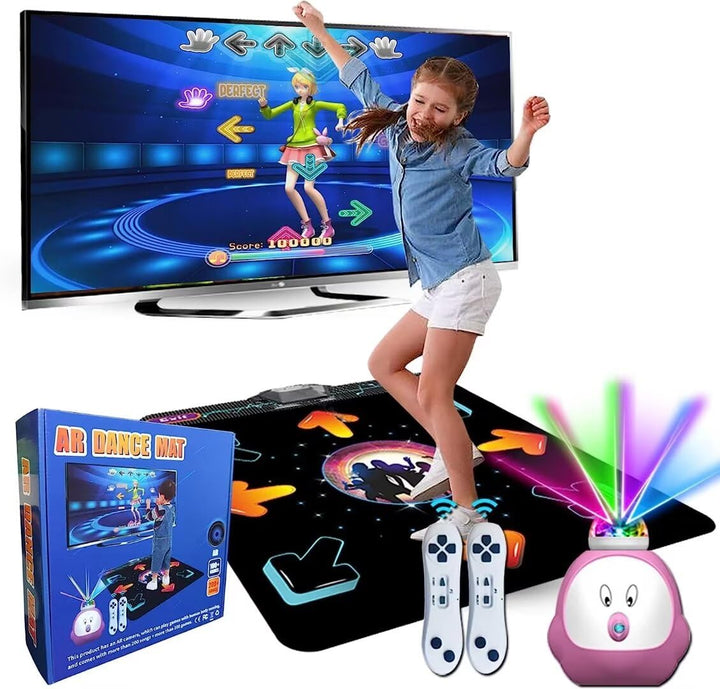 Electronic Single Dance Pad,Tanzmatte für Kinder und Erwachsene, Musikalisches elektronisches Tanzsc