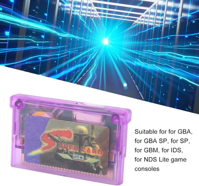 Videospiel-Speicherkarte für GBA GBA SP GBM IDS NDS Lite-Spielekonsolen, Superkarte für NDS GBA GBAS