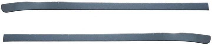 OMAC Kofferraumleiste Heckleiste kompatibel mit VW T5 2003-2015 Doppelheck Edelstahl Dunkel 2tlg T5