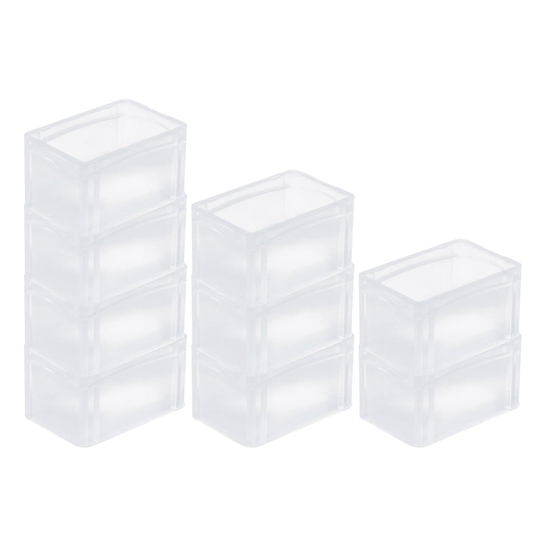 PROREGAL SuperSparSet 10x Transparenter Eurobehälter BasicLine mit geschlossenem Griff | HxBxT 17x20