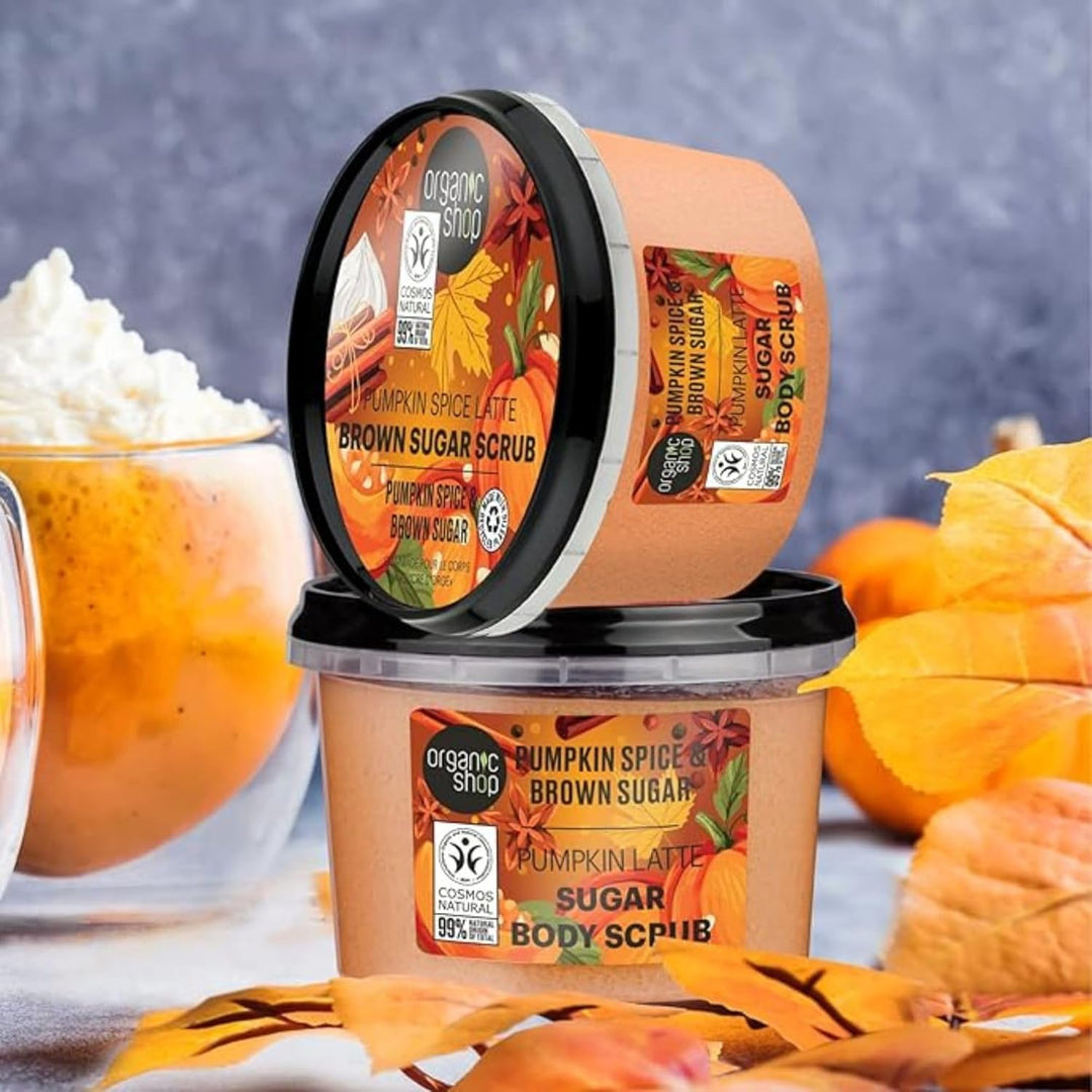 Organic Shop Pumpkin Spice Latte Body Scrub Brown Sugar (250ml) Pumpkin Spice Latte 254 g (1er Pack)