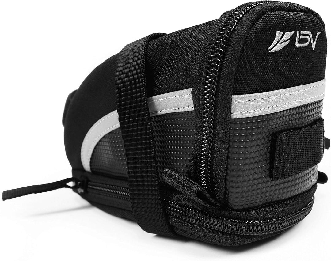 BV Fahrrad-Satteltasche, Unisex Fahrradtasche, Bicycle Strap-On Saddle/Seat Bag, L