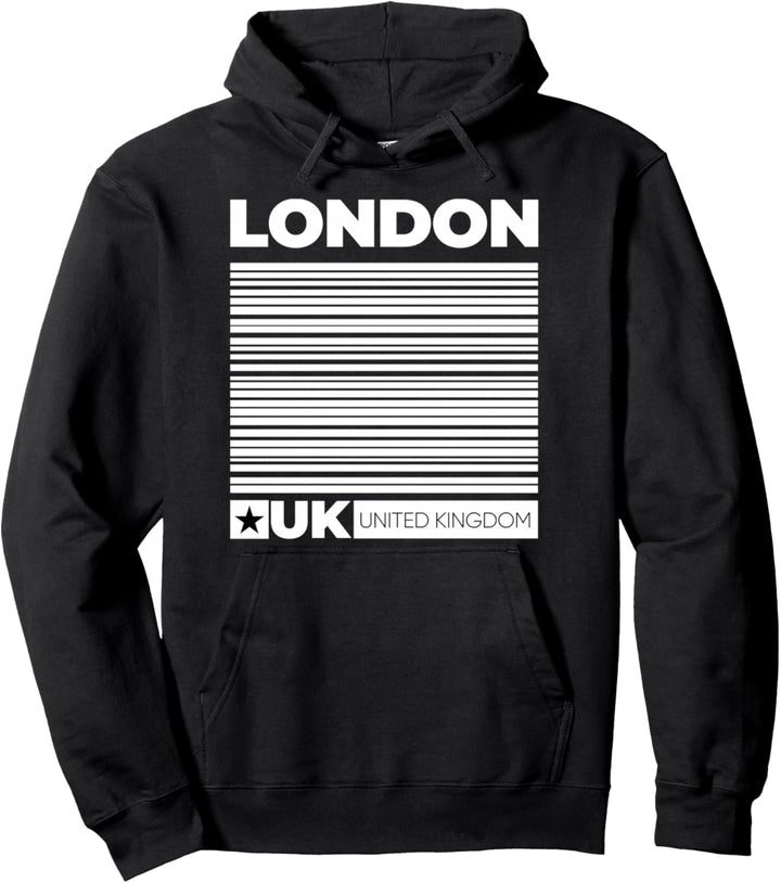 Vintage Retro London Skyline Tees, I Love London, London Pullover Hoodie
