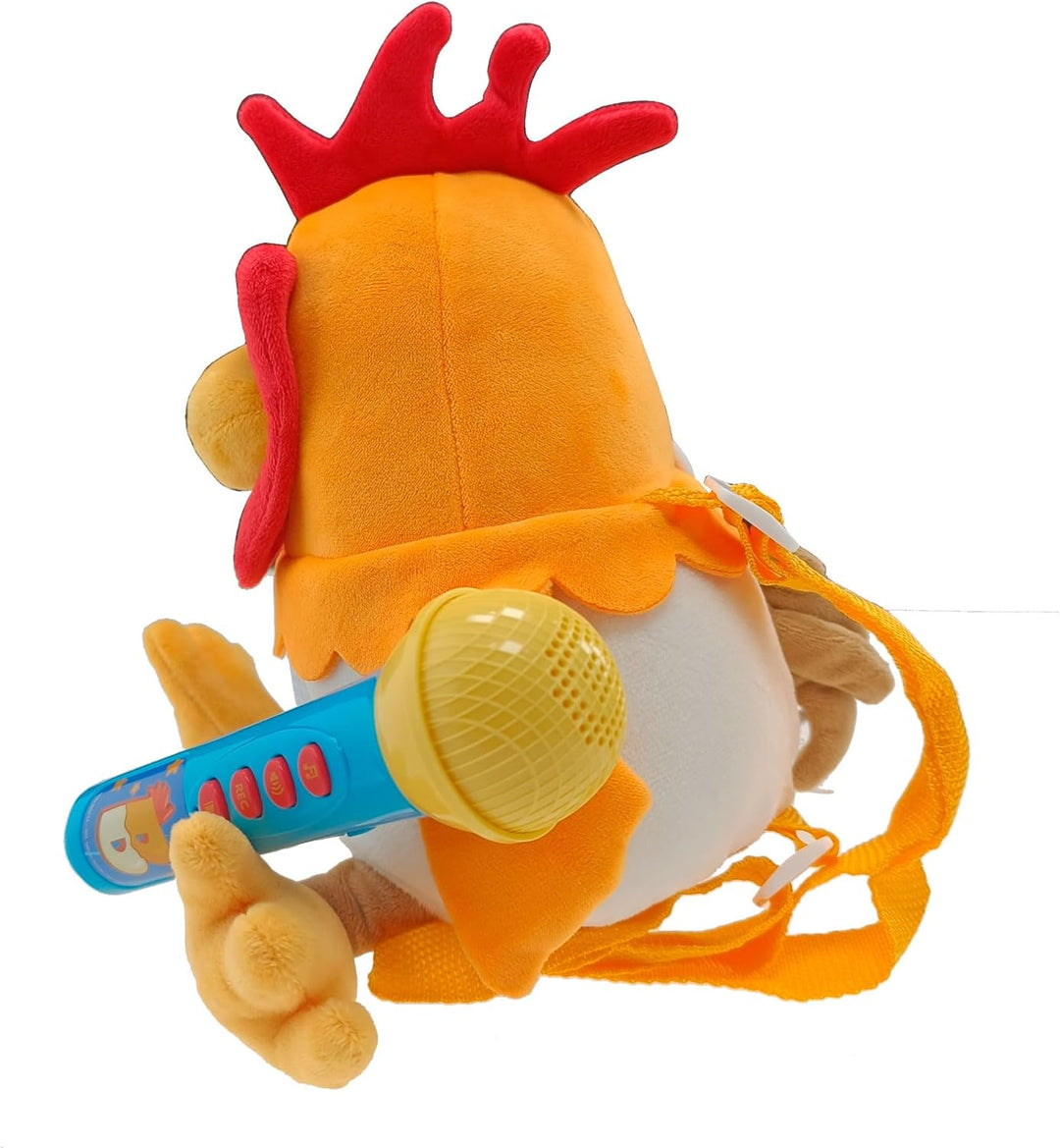 Hahn Bartolito mit Mikrofon Die Farm von Zenon (Reig4935)
